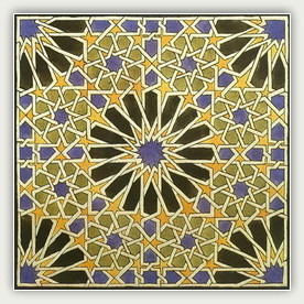 Мозаичная фреска Альгамбры